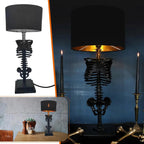 Lampada da Tavolo Gotica Scheletro | Design Artistico Fatti a Mano
