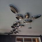 Valentina Lampada da Soffitto Contemporanea Skydro Grigio Fumo