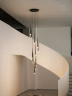 Lampadario a cono sottile