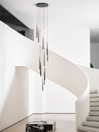 Lampadario a cono sottile
