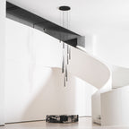 Lampadario a cono sottile