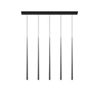Lampadario a cono sottile