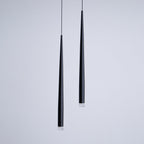 Lampadario a cono sottile