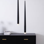 Lampadario a cono sottile