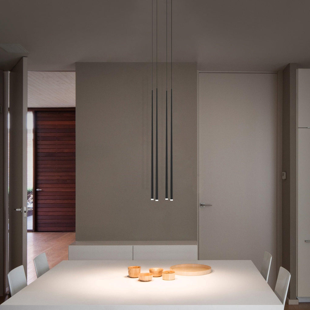 Lampadario a cono sottile