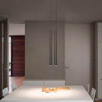 Lampadario a cono sottile
