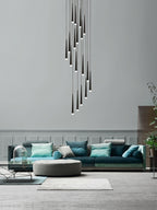 Lampadario a cono sottile
