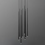 Lampadario a cono sottile