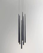Lampadario a cono sottile