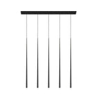 Lampadario a cono sottile