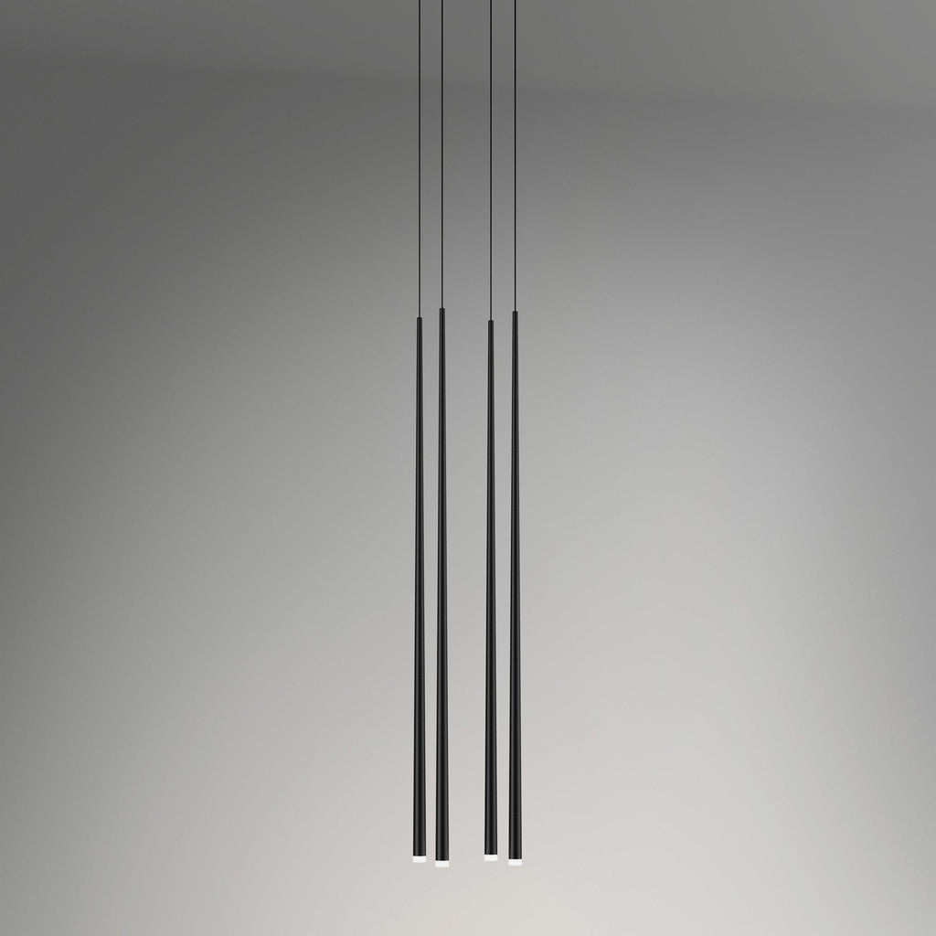 Lampadario a cono sottile