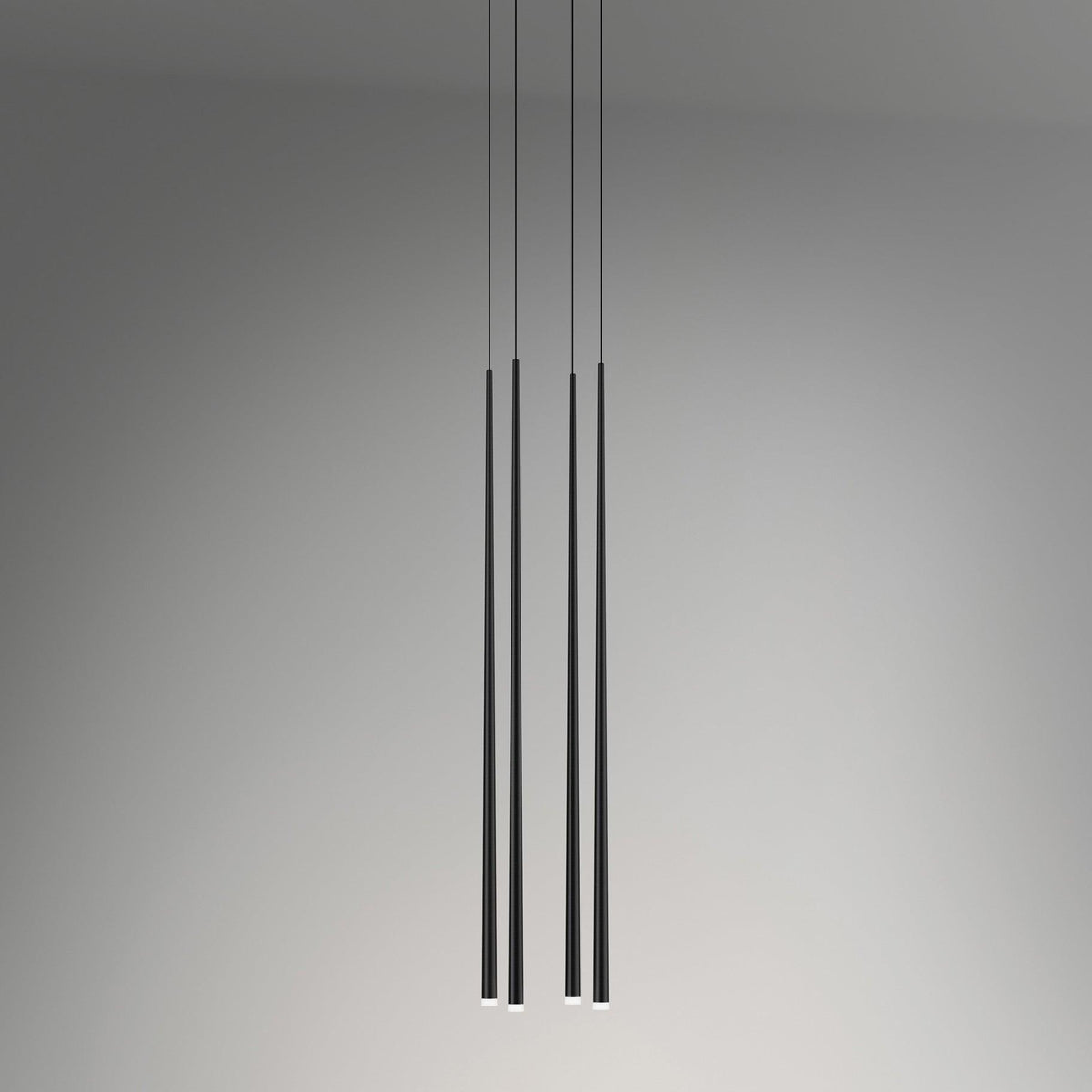 Lampadario a cono sottile