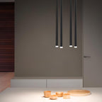 Lampadario a cono sottile