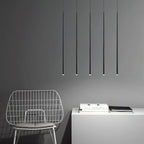 Lampadario a cono sottile
