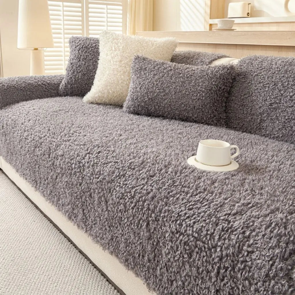 Coperture per Divano Invernali Spesse in Pile Polare Lillian