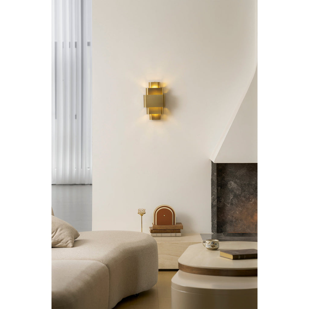 Lampada da Parete in Ottone Sofia