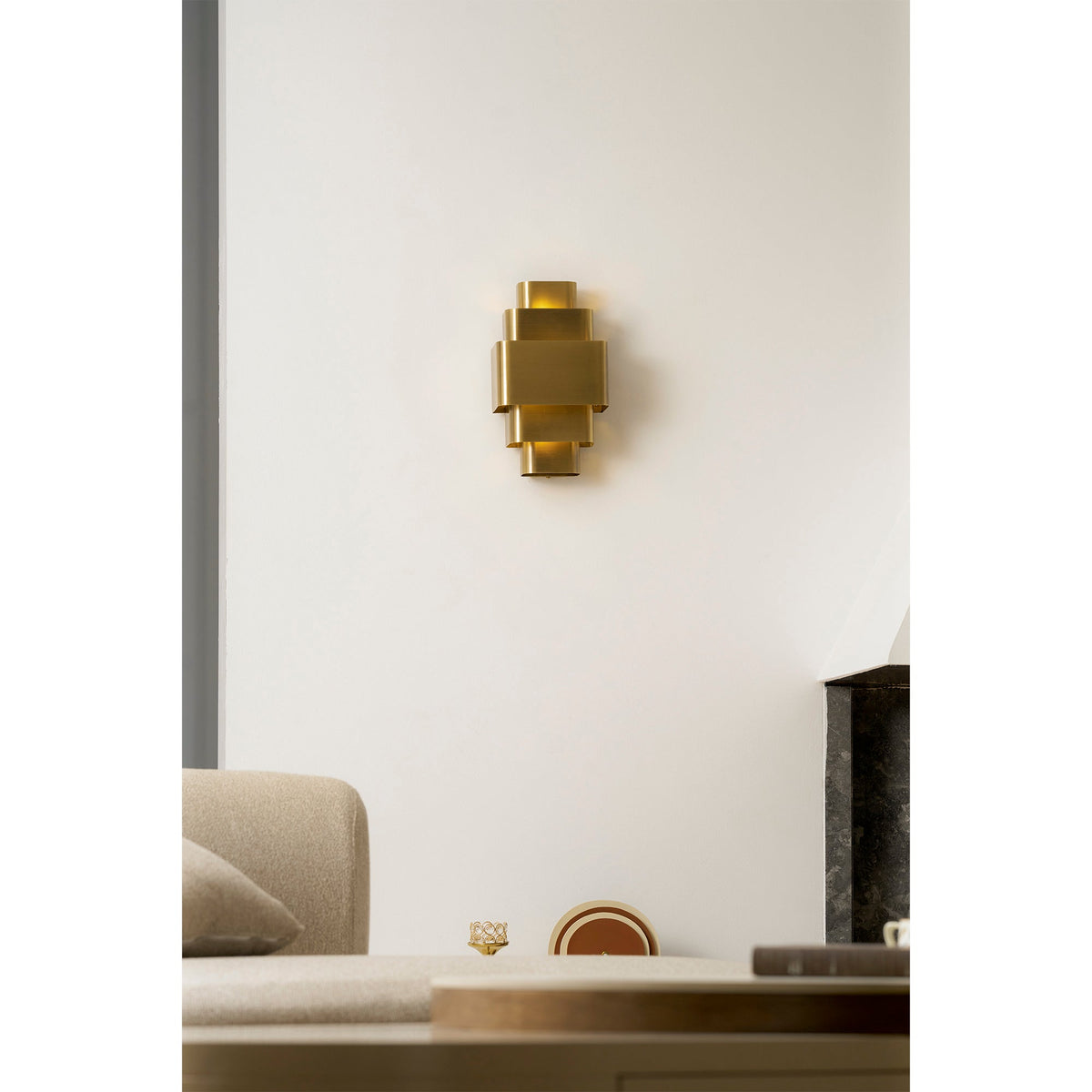Lampada da Parete in Ottone Sofia