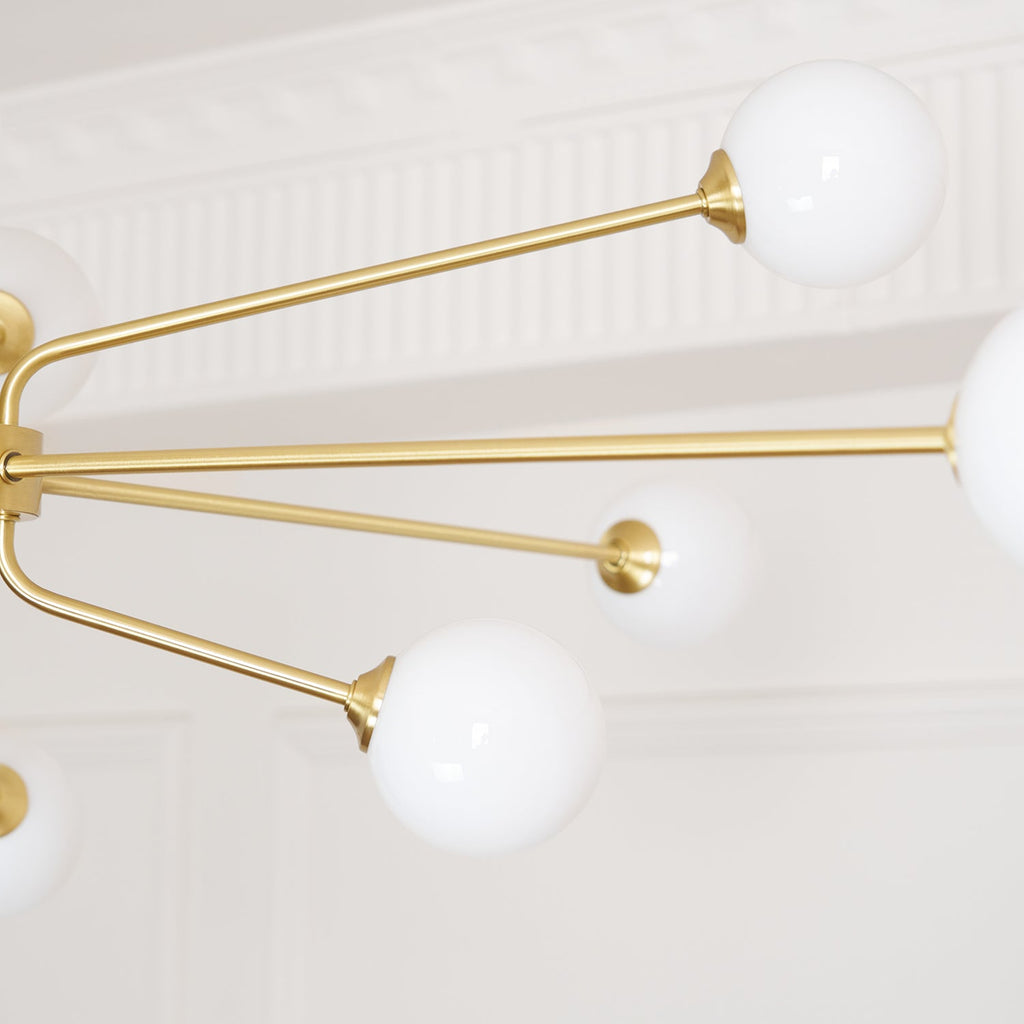 Lampadario a braccio Solaire