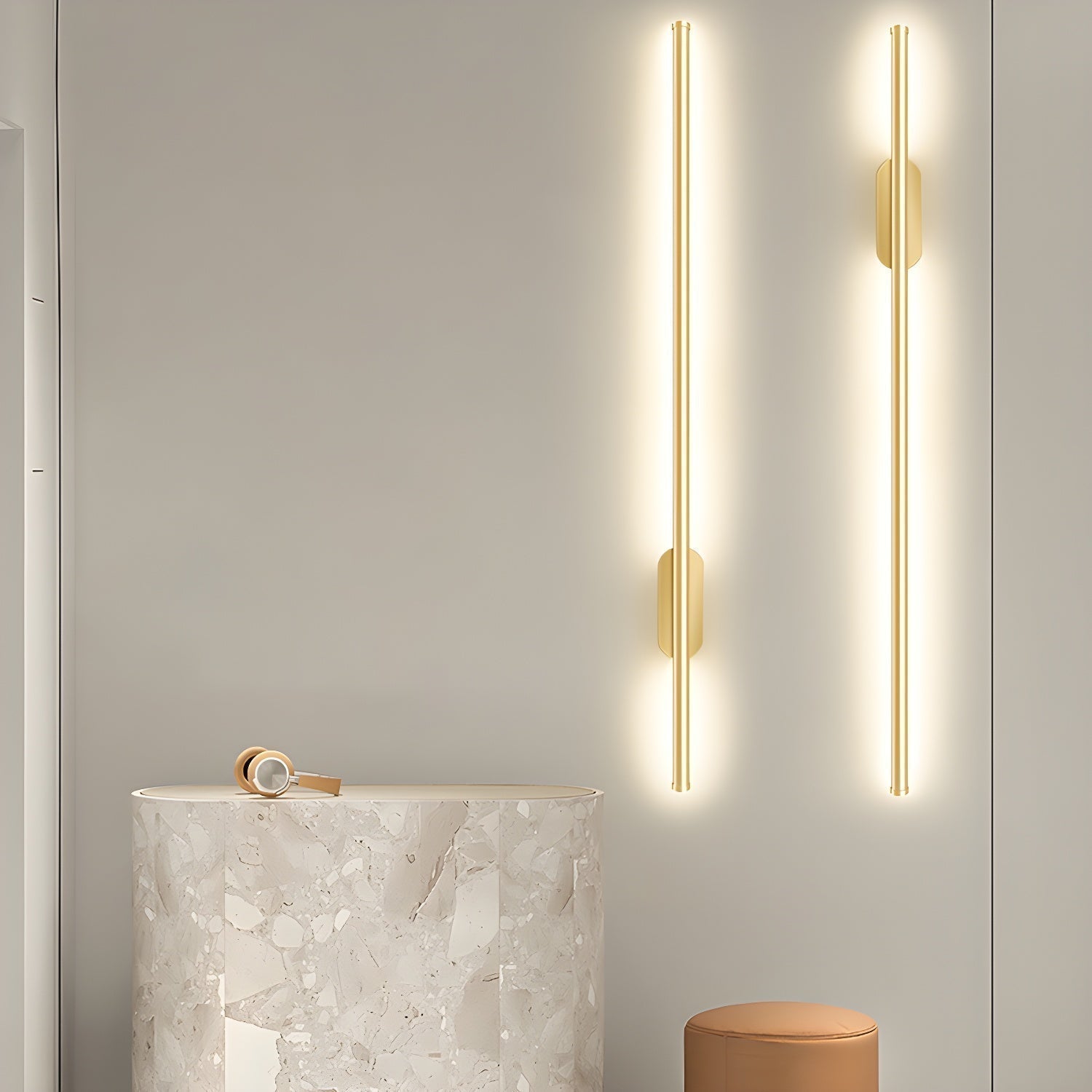 Haloice Applique in Metallo Acrilico Stile Minimalista
