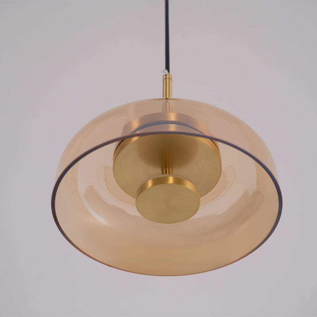 Lustra Lampada a Sospensione Trasparente Vetro Elegante