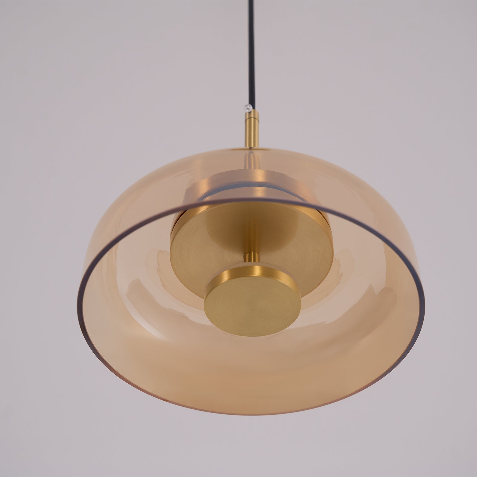Lustra Lampada a Sospensione Trasparente Vetro Elegante