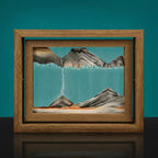 Pittura di sabbia 3D in legno massello
