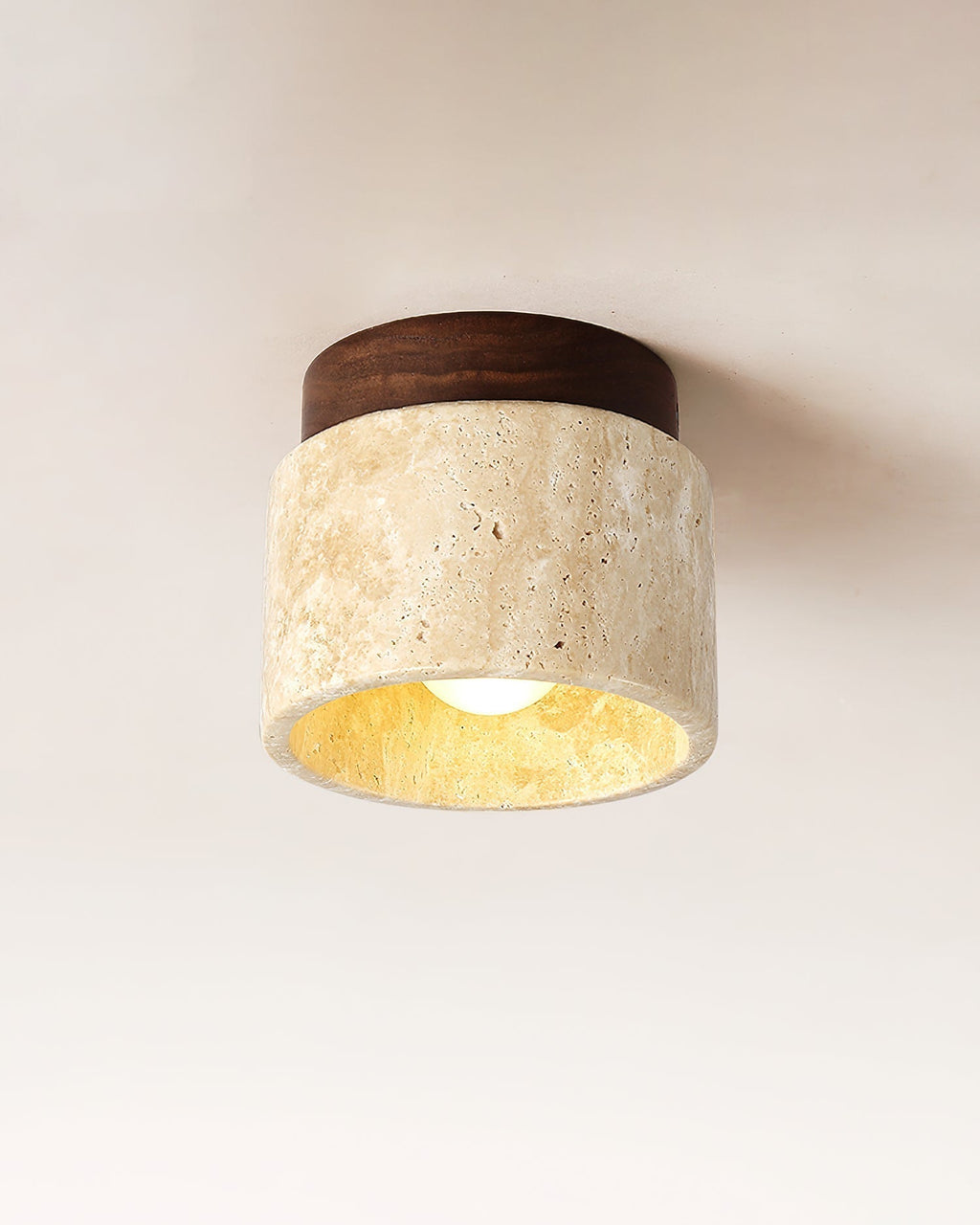 Lampada da soffitto in Travertino Ritta Stone
