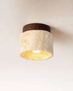 Lampada da soffitto in Travertino Ritta Stone