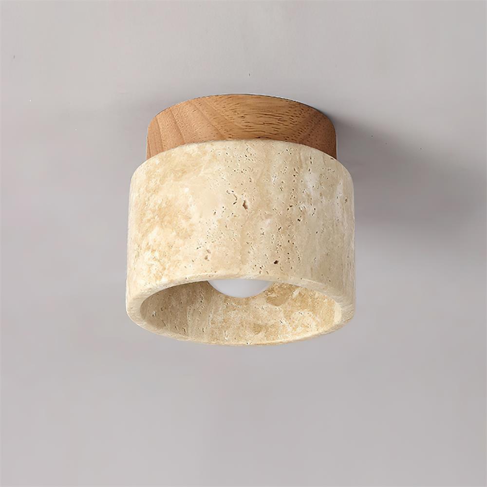 Lampada da soffitto in Travertino Ritta Stone