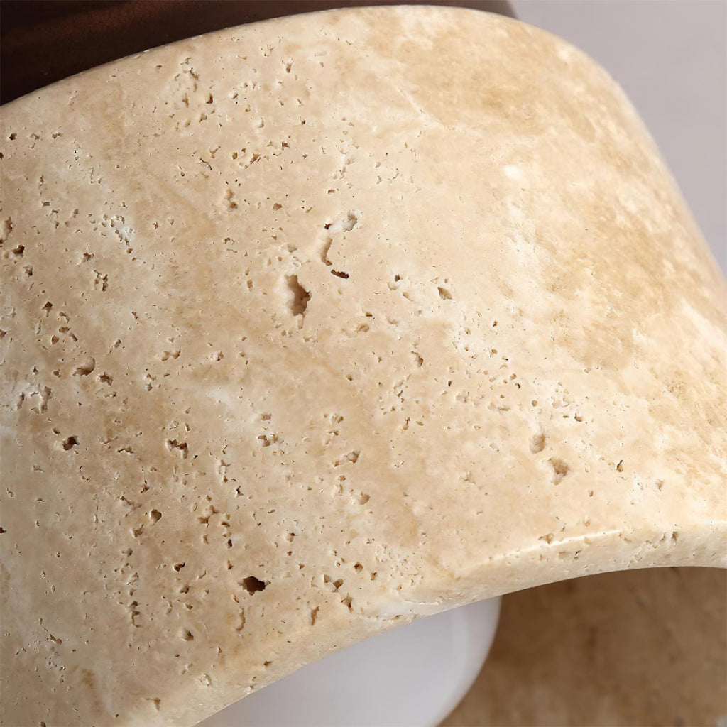 Lampada da soffitto in Travertino Ritta Stone