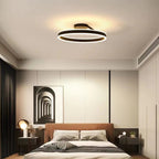 Lampada da soffitto Spazero – Ferro & Acrilico – Bianco – Ø 40 cm – Moderna lampada a LED per soggiorno