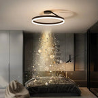 Lampada da soffitto Spazero – Ferro & Acrilico – Bianco – Ø 40 cm – Moderna lampada a LED per soggiorno