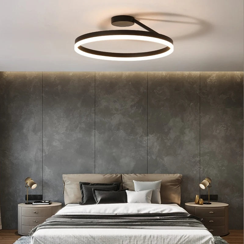 Lampada da soffitto Spazero – Ferro & Acrilico – Bianco – Ø 40 cm – Moderna lampada a LED per soggiorno