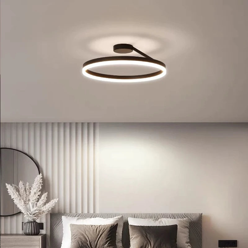 Lampada da soffitto Spazero – Ferro & Acrilico – Bianco – Ø 40 cm – Moderna lampada a LED per soggiorno
