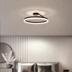 Lampada da soffitto Spazero – Ferro & Acrilico – Bianco – Ø 40 cm – Moderna lampada a LED per soggiorno