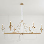 Lampadario a Foglie Ramificate