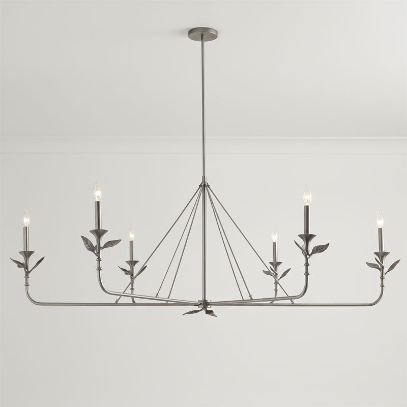 Lampadario a Foglie Ramificate