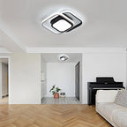 Lampada da soffitto quadrata in acrilico chic