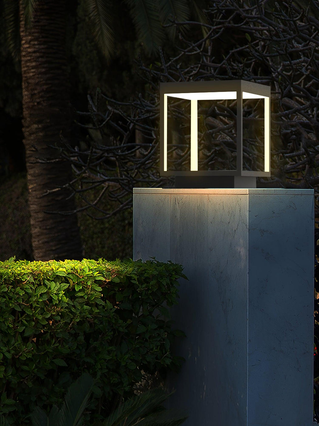 Lampada da Esterno con Struttura Quadrata