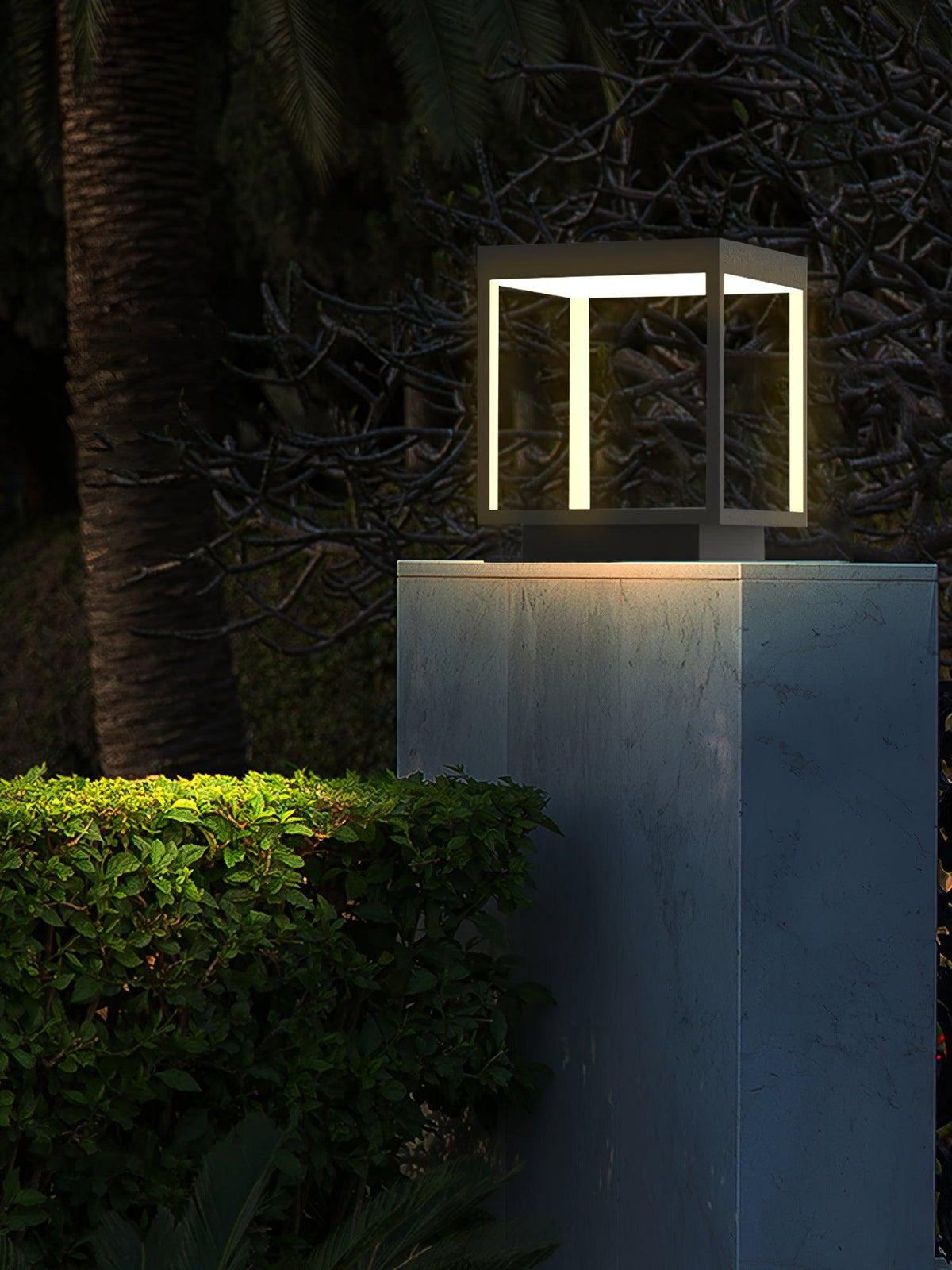 Lampada da Esterno con Struttura Quadrata