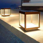 Lampada da Esterno con Struttura Quadrata