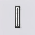 Ray Square Applique da Esterno Imitazione Alabastro Impermeabile