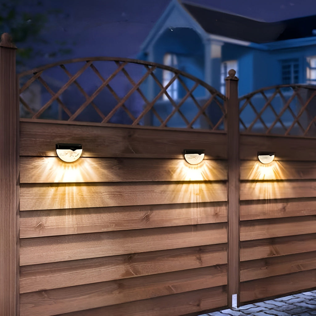 Lampada da giardino solare con 6 LED – Illuminazione decorativa per esterni con gioco di luci | Resistente alle intemperie per giardino, scale e terrazza