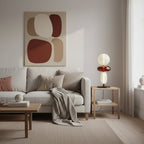 Lampada da Tavolo in Vetro Colorato