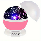Lampada notturna proiettore di stelle con copertura a cupola rotante