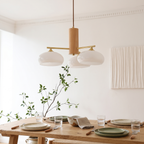 Lampadario Ellittico Nova in Persimone