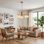Lampadario Ellittico Nova in Persimone
