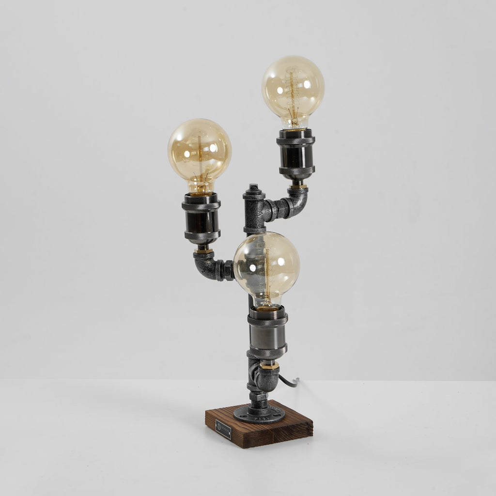 Lampada da Tavolo a Pipetta Steampunk