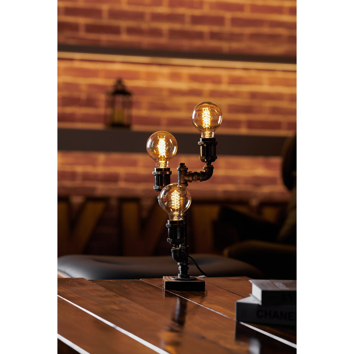 Lampada da Tavolo a Pipetta Steampunk