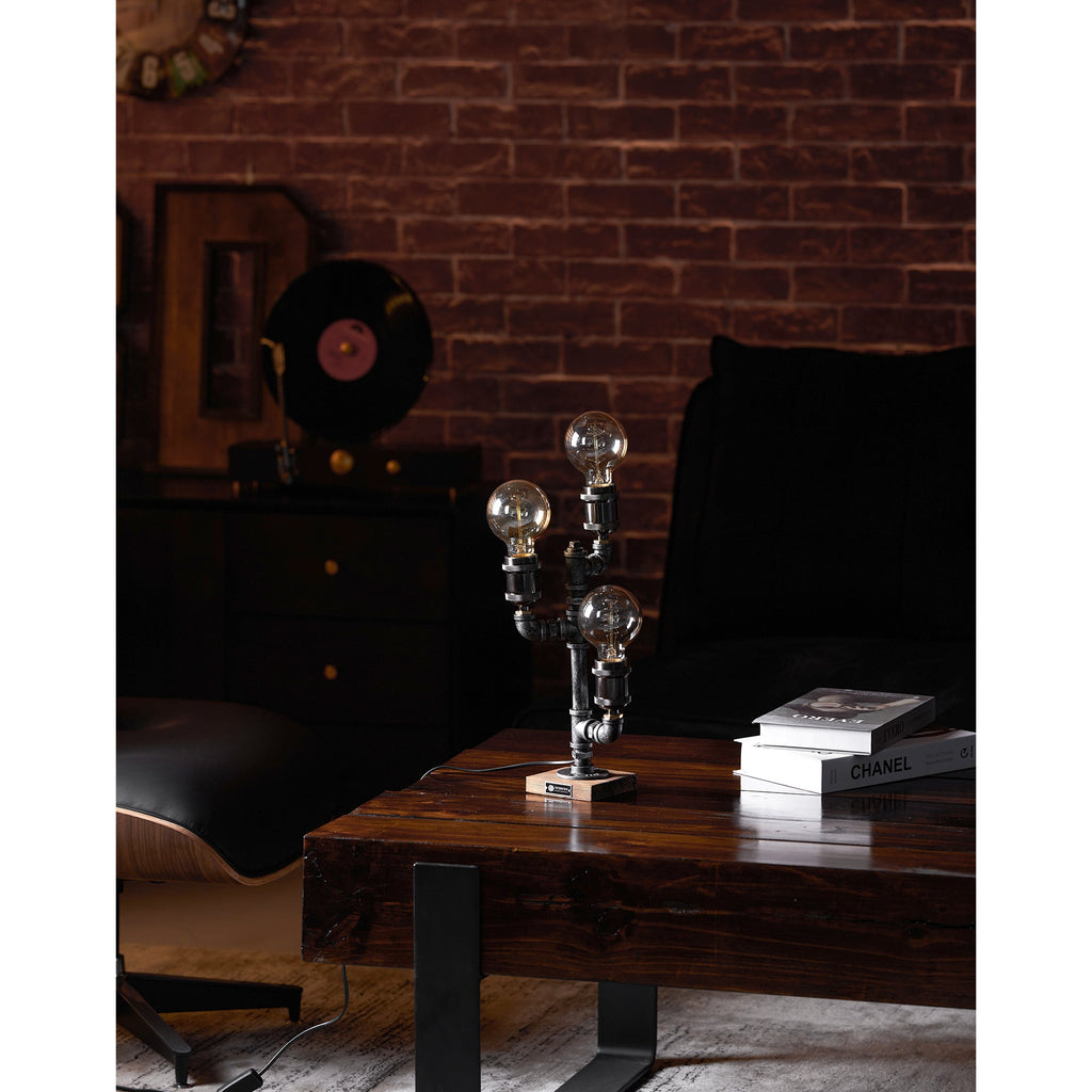 Lampada da Tavolo a Pipetta Steampunk